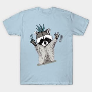 Jolly Playful Raccoon #2 T-Shirt
